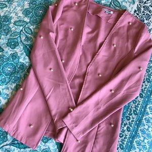 fashion nova pearl and pink suit